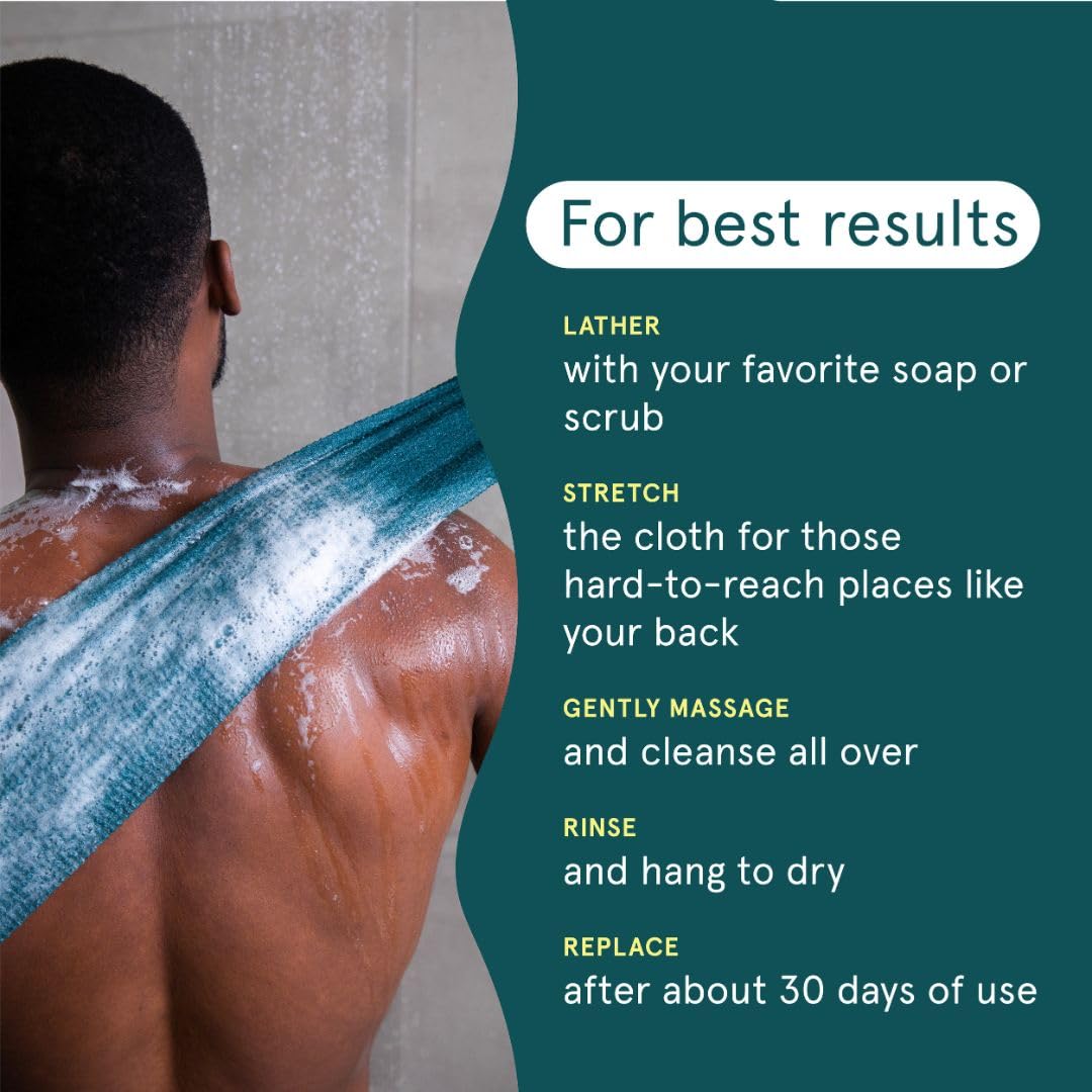 Cleanlogic being used in shower to remove sweat and post-workout grime