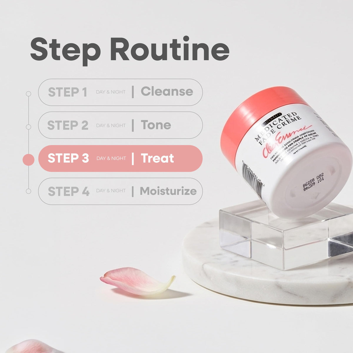 Clear Essence used in facial routine to layer under makeup for uniform tone