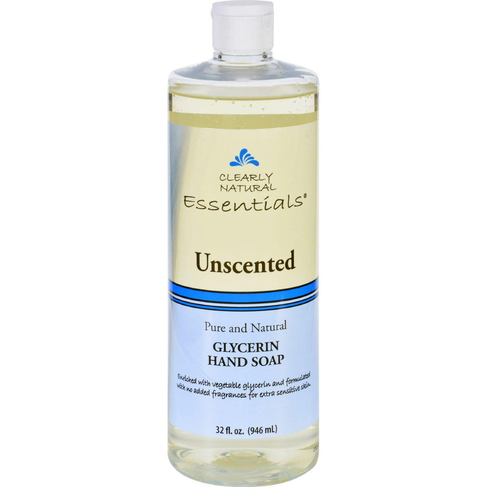 Clearly Natural front packaging showing refill bottles and moisturized hands benefit