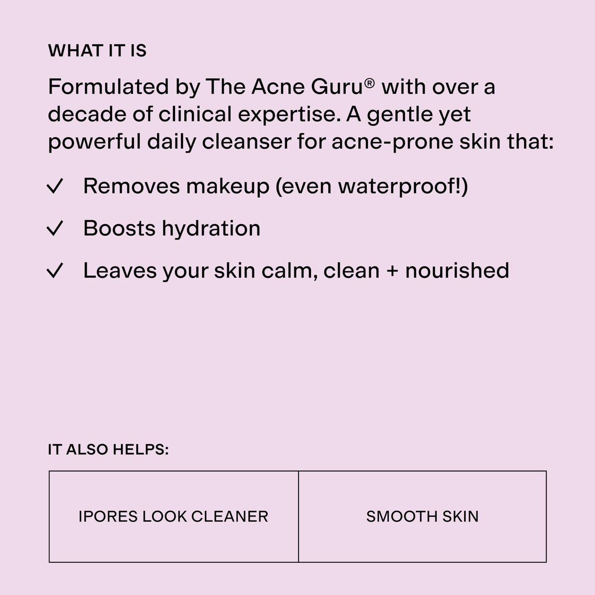 CLEARSTEM foam texture on hand showing gentle lather and softness