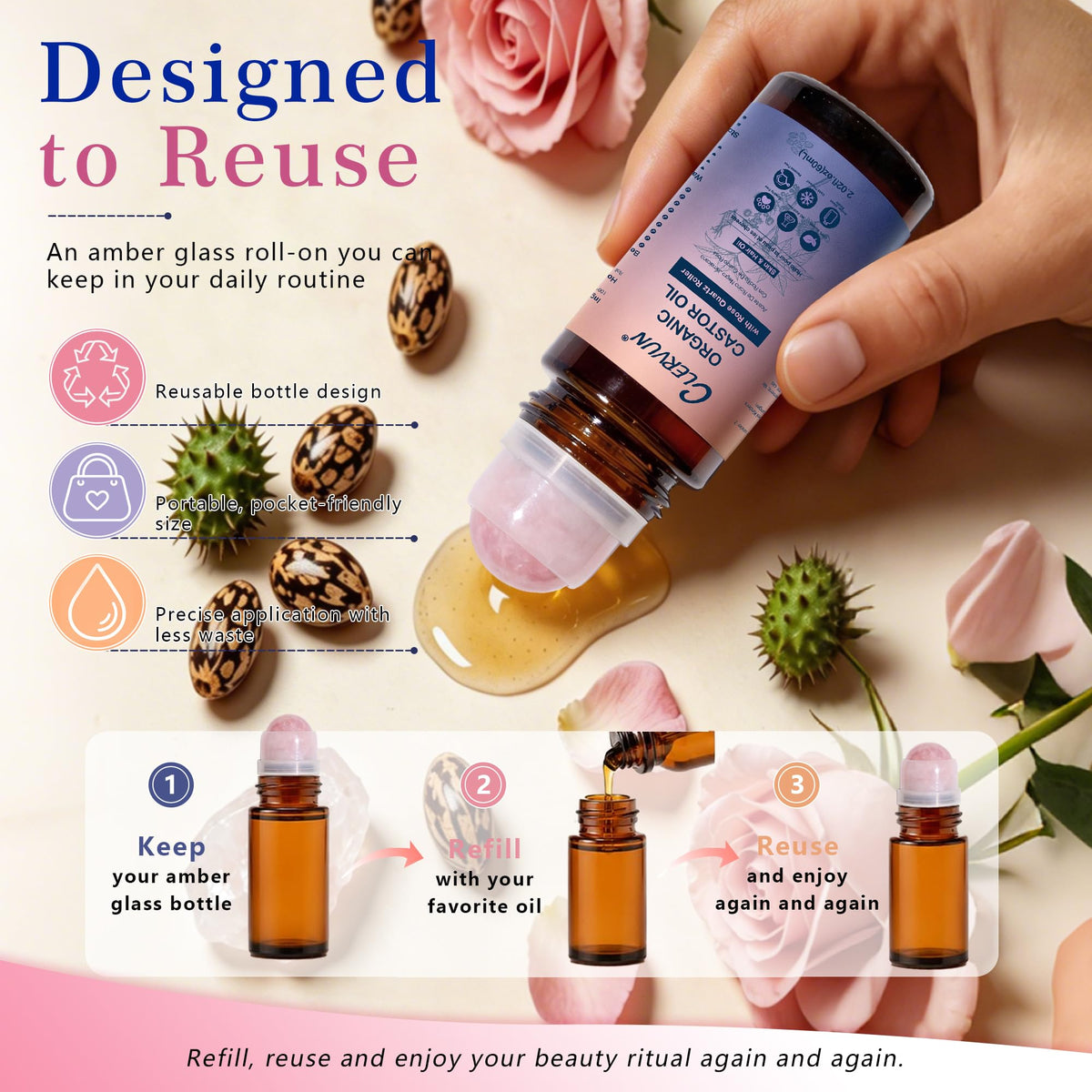 CLERVUN application on brows and lashes illustrating precise targeted care