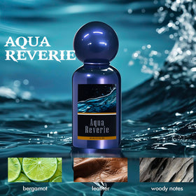 CLESH Aqua Reverie close-up showing crisp blue label and fresh, cool effect