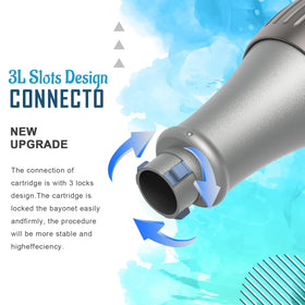 CLETINA pen held in hand demonstrating ergonomic grip and controlled at-home use