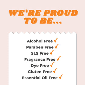 Cleure product label and ingredient list showing pH balance and hypoallergenic benefit