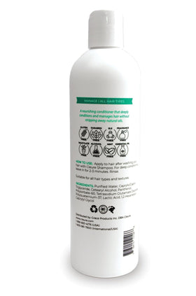 Cleure conditioner on bathroom shelf in family setting showing safe everyday use benefit