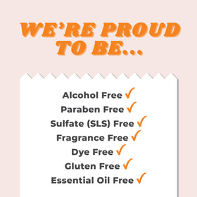 Cleure shampoo in shower lifestyle scene demonstrating easy daily use