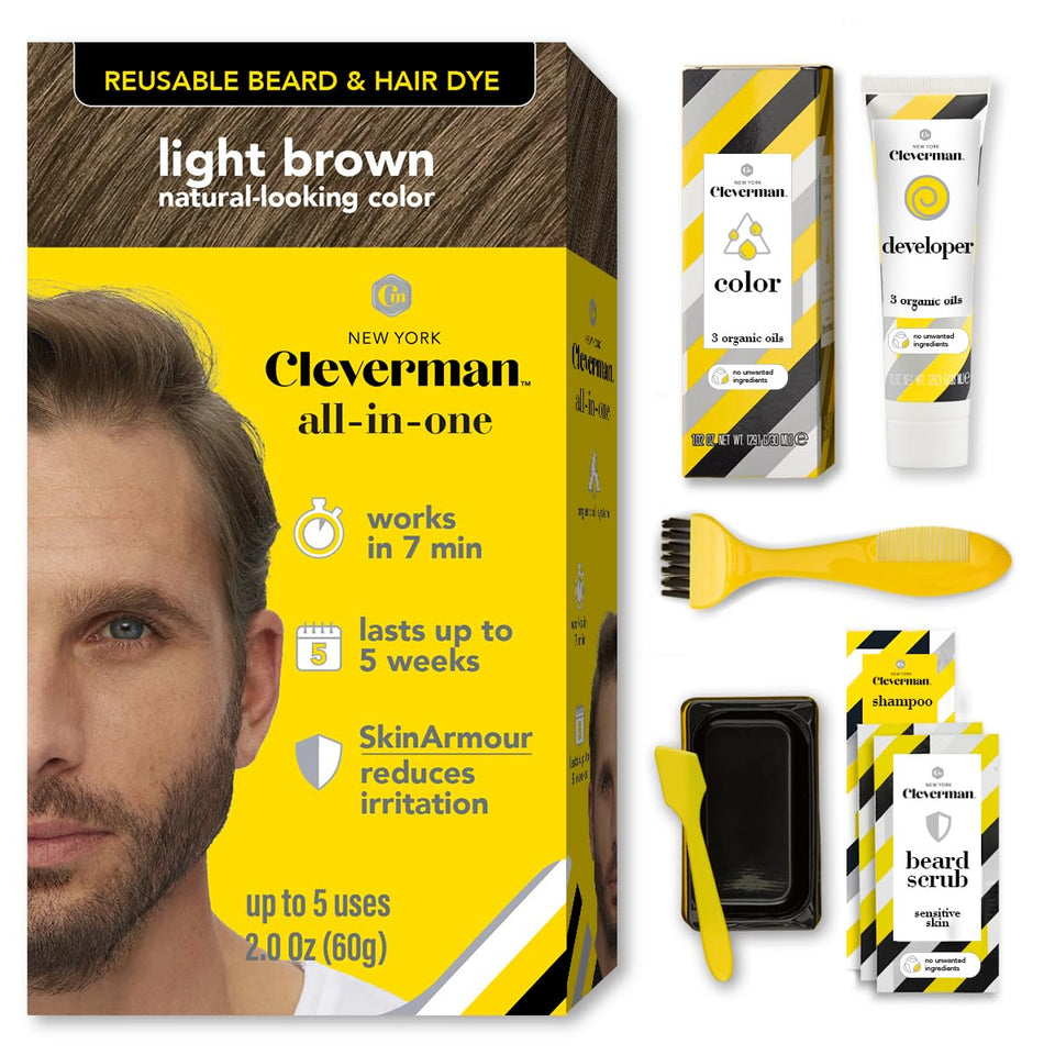 CLEVERMAN front packaging showing product benefits and quick application