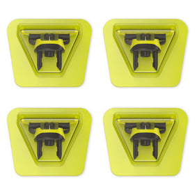 Clidaot front packaging showing 4 replacement heads and protective cap, fast replacement benefit