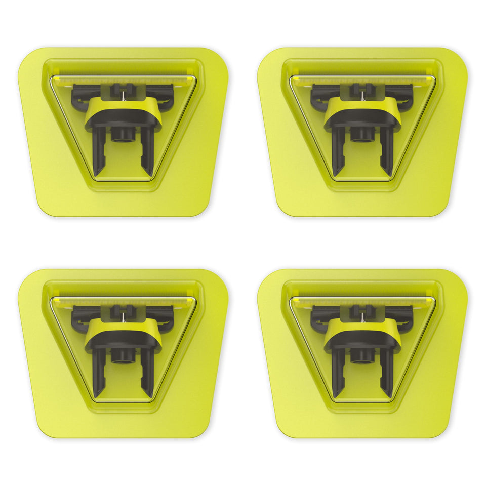 Clidaot front packaging showing 4 replacement heads and protective cap, fast replacement benefit