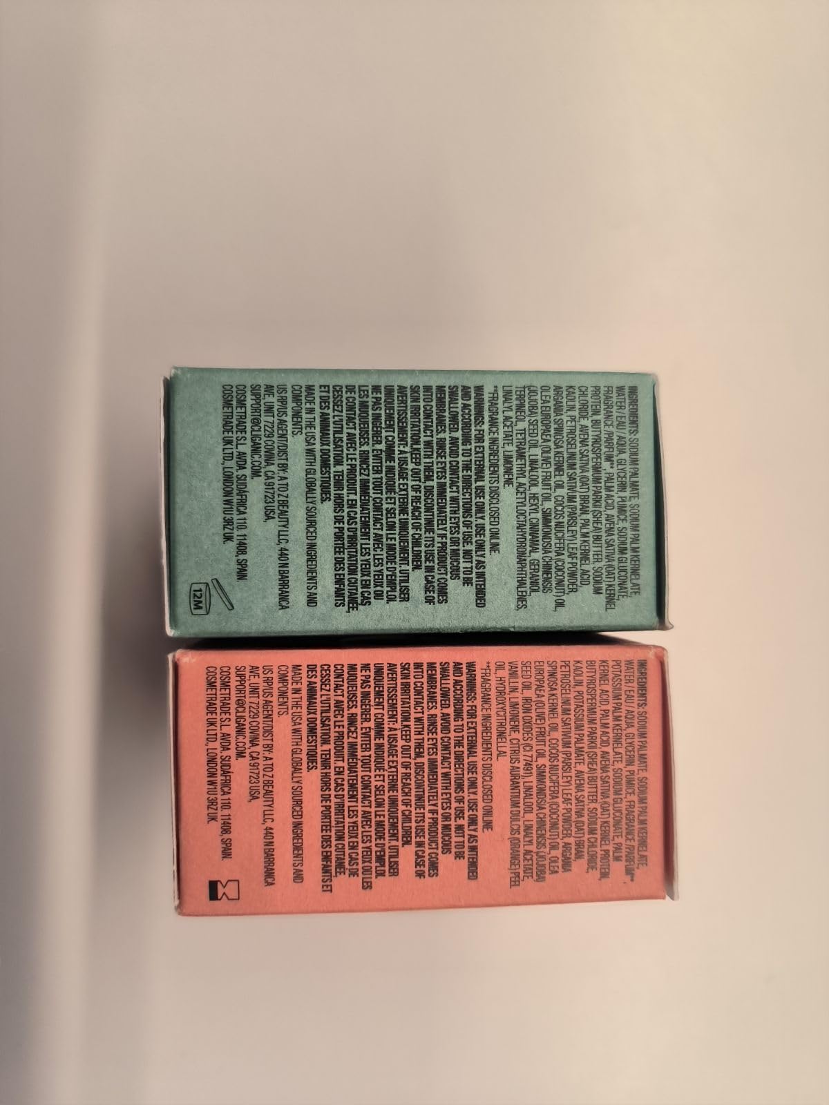 Cliganic bars staged in bathroom lifestyle scene conveying everyday use