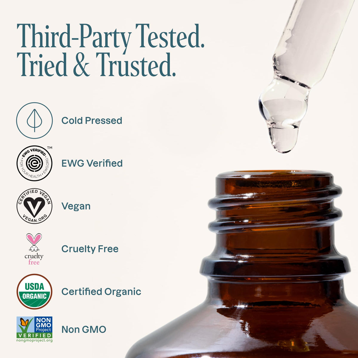 Cliganic small refill vials displayed for travel-friendly portioning benefit