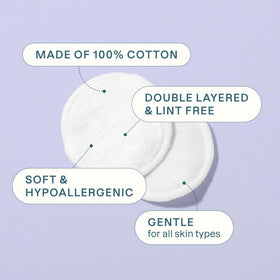 Cliganic close-up of cotton texture demonstrating lint-free softness
