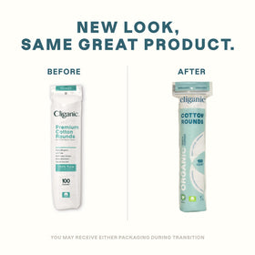 Cliganic close-up cotton texture highlighting soft absorbent benefit