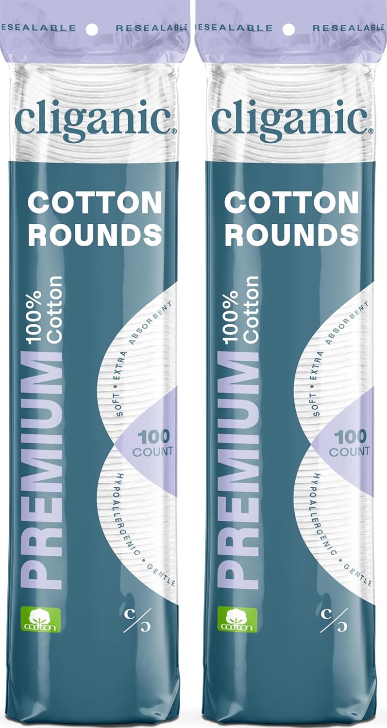 Cliganic front packaging showing 200-count pads and value benefit