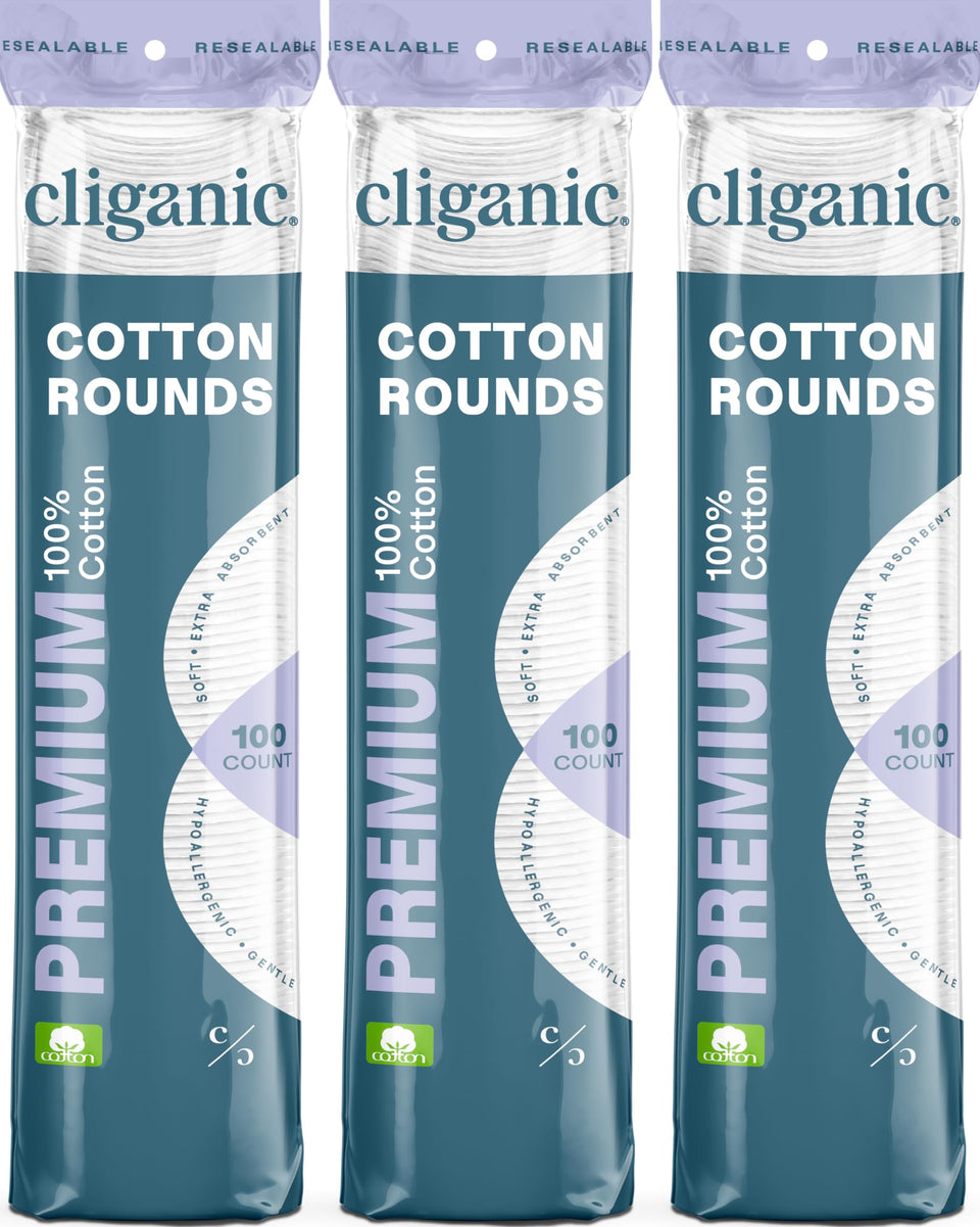 Cliganic front pack showing 300 count and product benefits for convenience