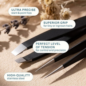 Cliganic point tip close-up showing fine, accurate hair removal