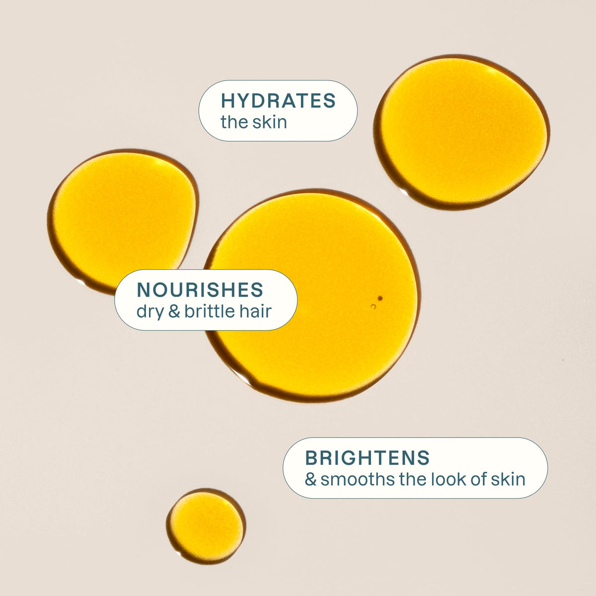 Cliganic rosehip oil dropper pouring a golden drop demonstrating easy application