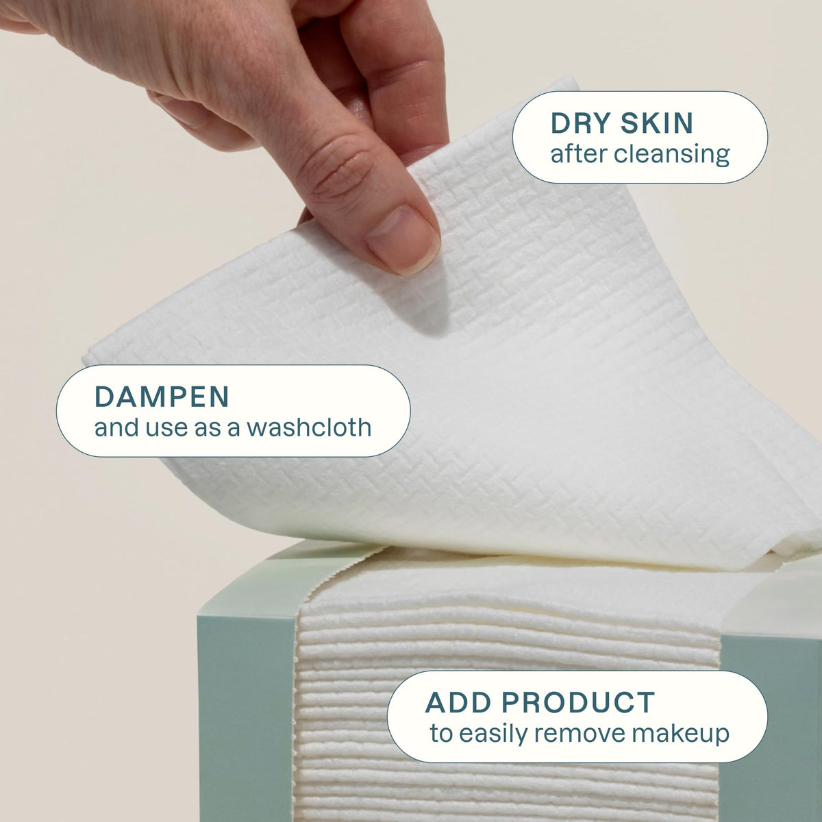 Cliganic close-up of towel texture highlighting ultra-absorbent soft viscose fibers