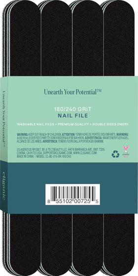 Cliganic next to a ruler showing 7-inch length for accurate size expectation