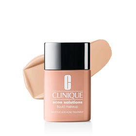 Clinique front packaging bottle showing product and shade for clear coverage