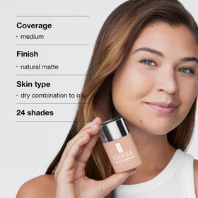 Clinique label close-up highlighting salicylic acid and soothing ingredients