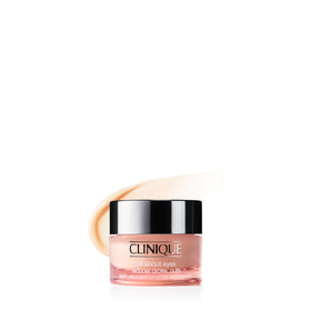 Clinique front jar showing product design and travel-friendly size benefit