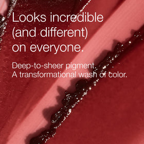 Clinique Almost Lipstick creamy texture close-up revealing emollient-rich finish and smooth application