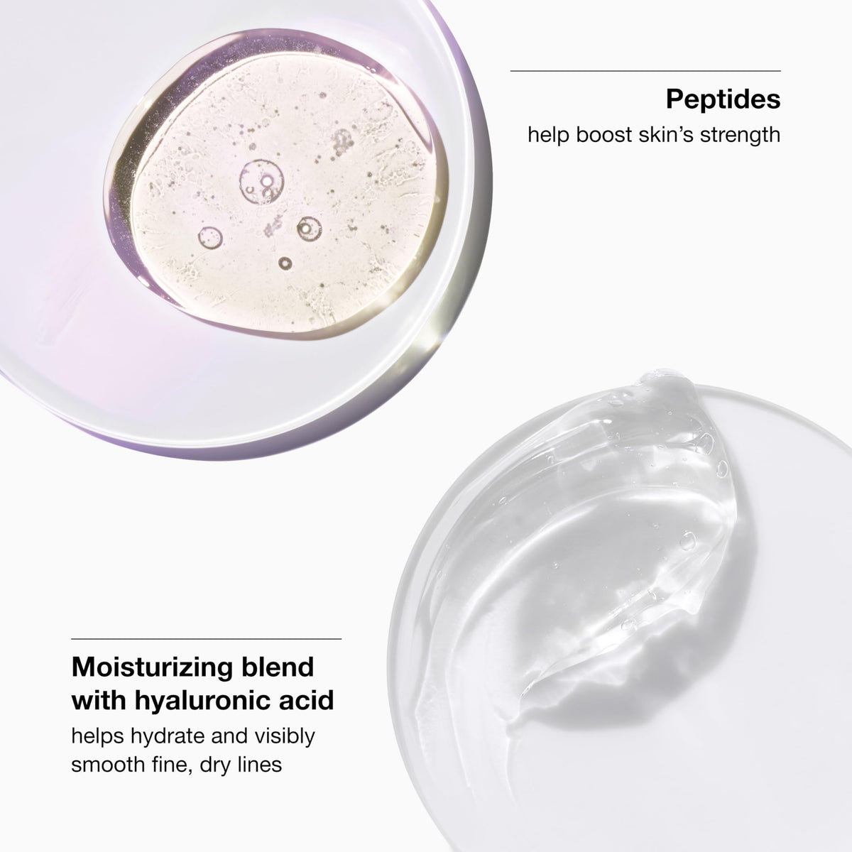 Clinique application on face and neck demonstrating upward massage for firmer look
