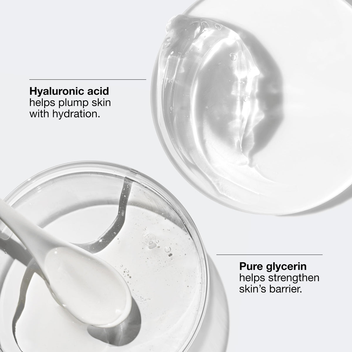 Clinique application on hand highlighting smooth spreadability and quick absorb