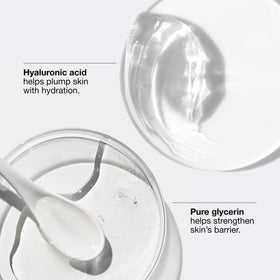 Clinique application on hand highlighting smooth spreadability and quick absorb