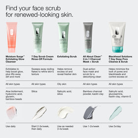 Clinique on bathroom shelf in lifestyle scene suggesting daily routine fit
