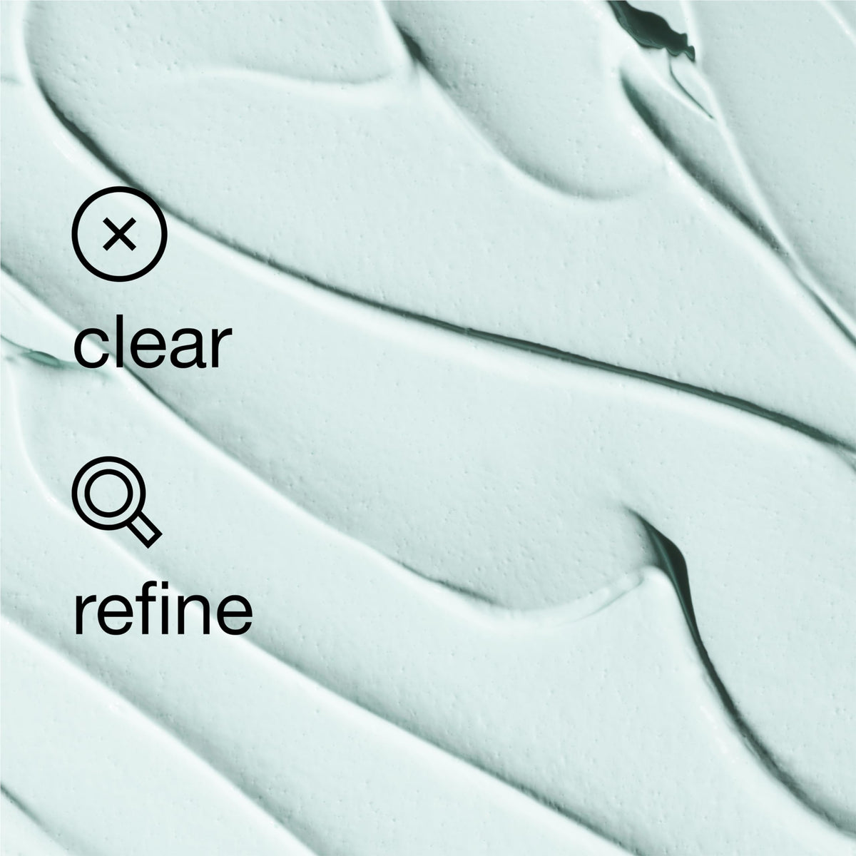 Clinique product applied as a mask on cheek demonstrating deep pore cleansing benefits