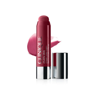 Clinique Chubby cream blush stick front packaging showing shade and compact size for travel