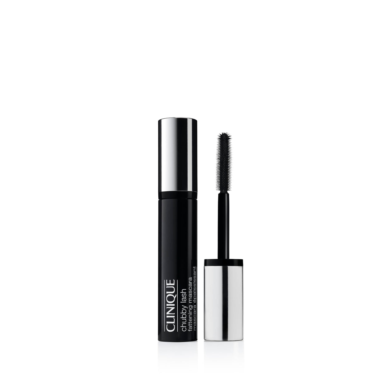 Clinique Chubby Lash front packaging showing bold tube and shade for full-volume lashes