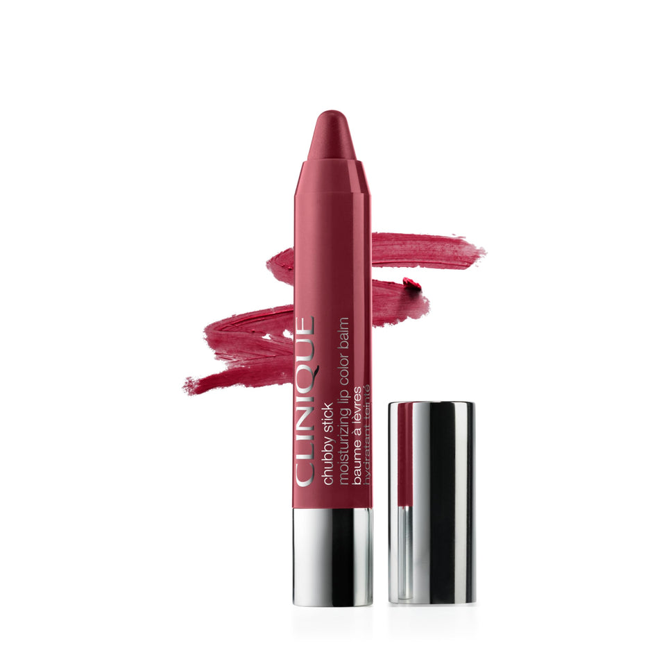 Clinique Chubby Stick front packaging showing shade and compact design for quick use