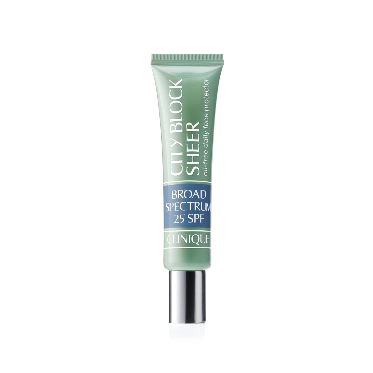 Clinique City Block front packaging showing SPF 25 and oil-free benefit