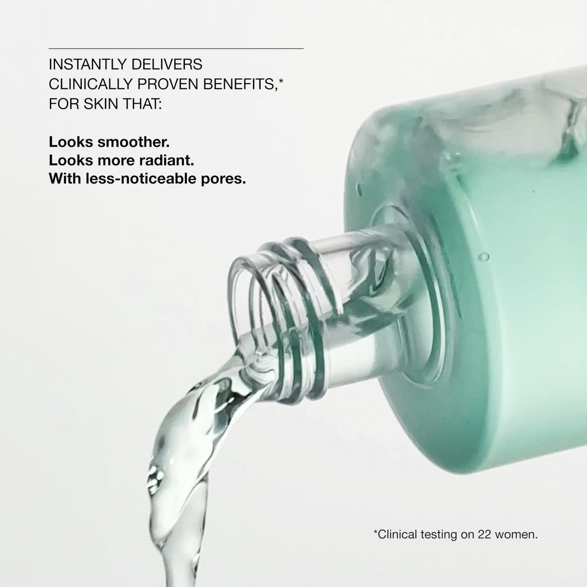 Clinique product label close-up highlighting formula name and skin type clarity