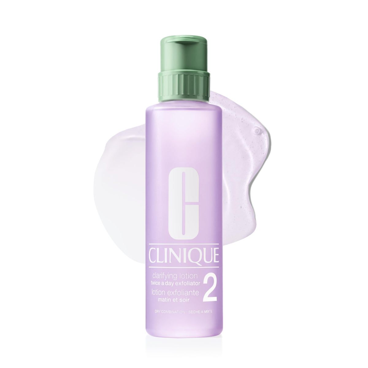 Clinique Clarifying Lotion 2 front bottle showing clean packaging and gentle exfoliation benefit