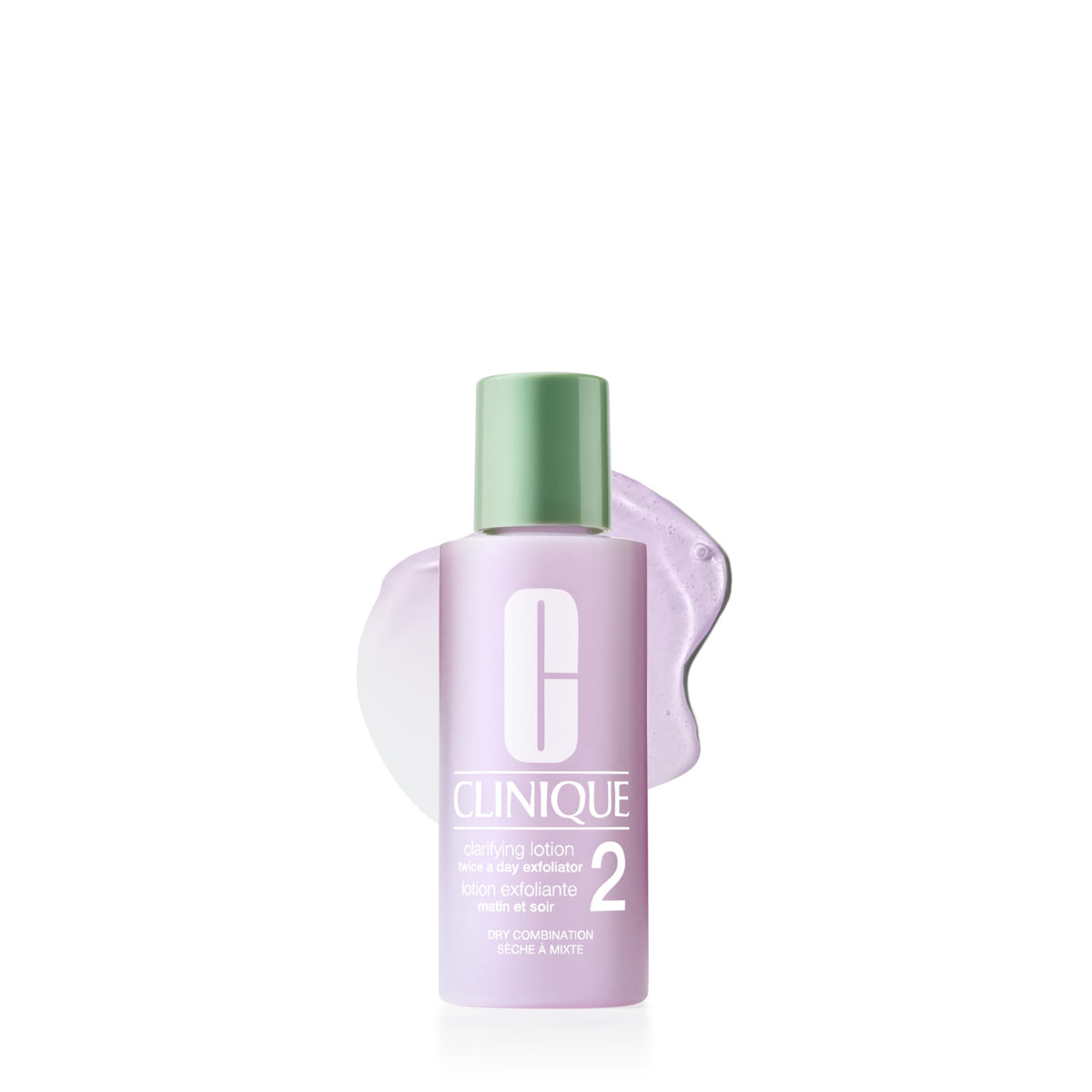 Clinique Clarifying Lotion 2 front packaging shows travel-size bottle and branding for easy recognition