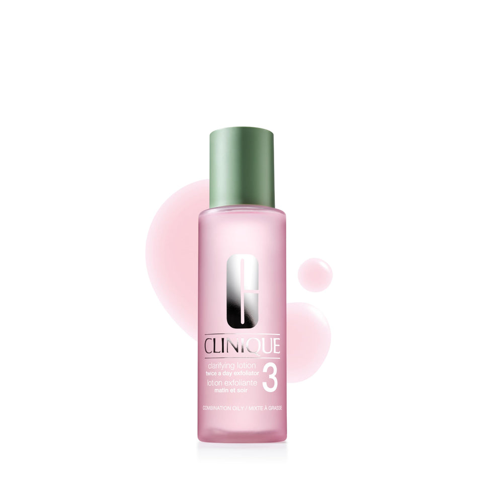 Clinique Clarifying Lotion 3 front bottle showing packaging and volume benefit