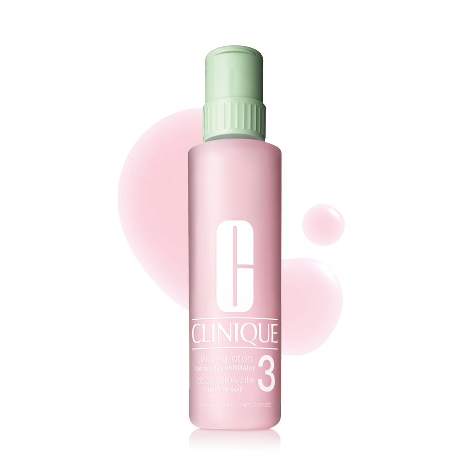 Clinique Clarifying Lotion 3 front bottle showing packaging and brand for easy recognition