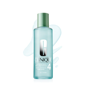 Clinique Clarifying Lotion 4 front bottle shows label and clear formula benefit: oil control