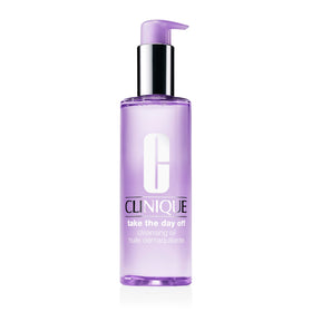 Clinique cleansing oil front bottle showing label and volume for quick recognition and trust