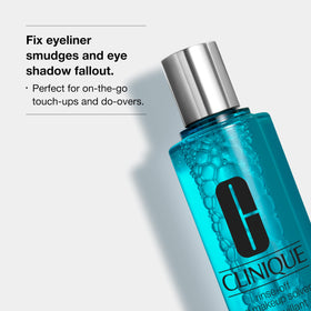 Clinique close-up of liquid texture demonstrating fast-acting, non-oily formula