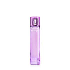 Clinique Cocoa & Cashmere front bottle view highlighting compact design and portability