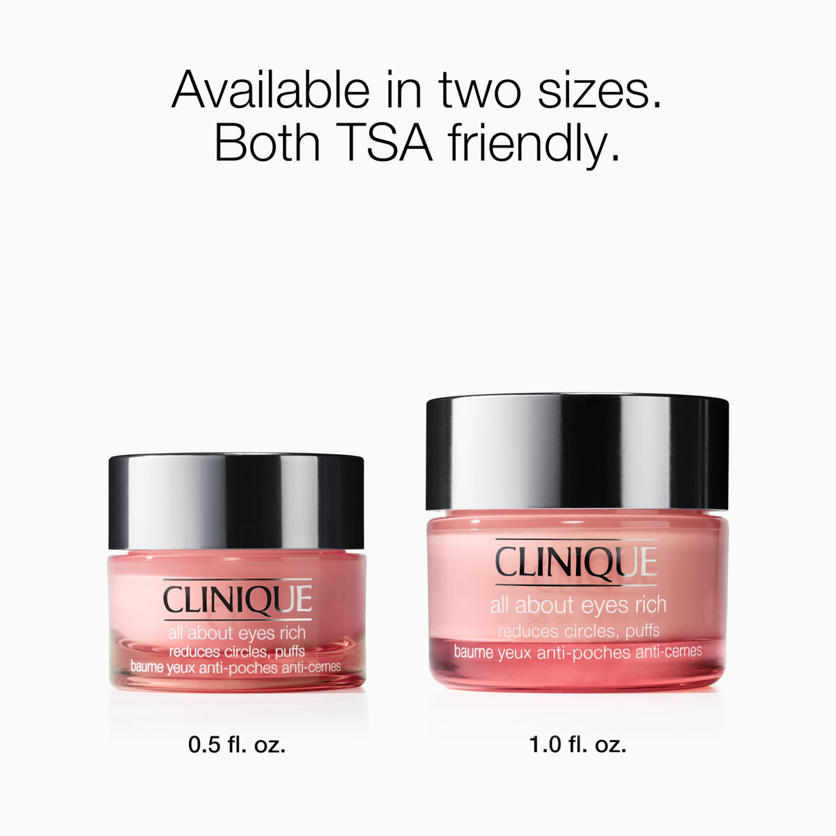 Clinique product with outer box showing brand packaging and easy storage benefit