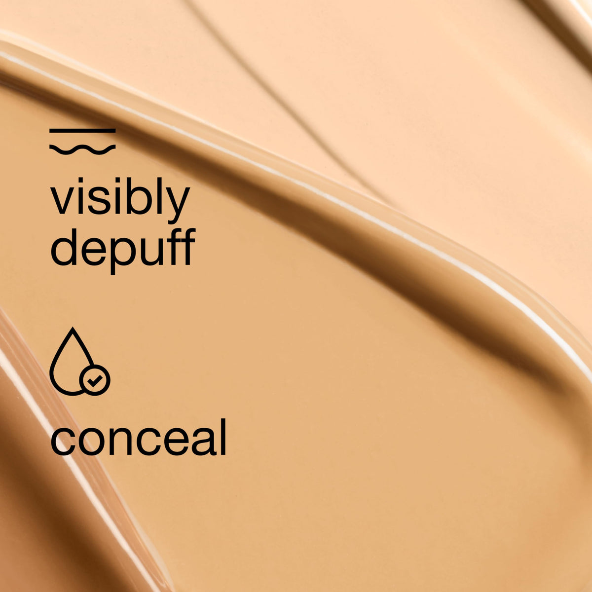 Clinique concealer held in hand to show compact 0.2 fl oz travel size