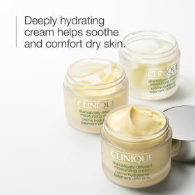 Clinique close-up of cream texture, demonstrates rich moisture and smooth finish