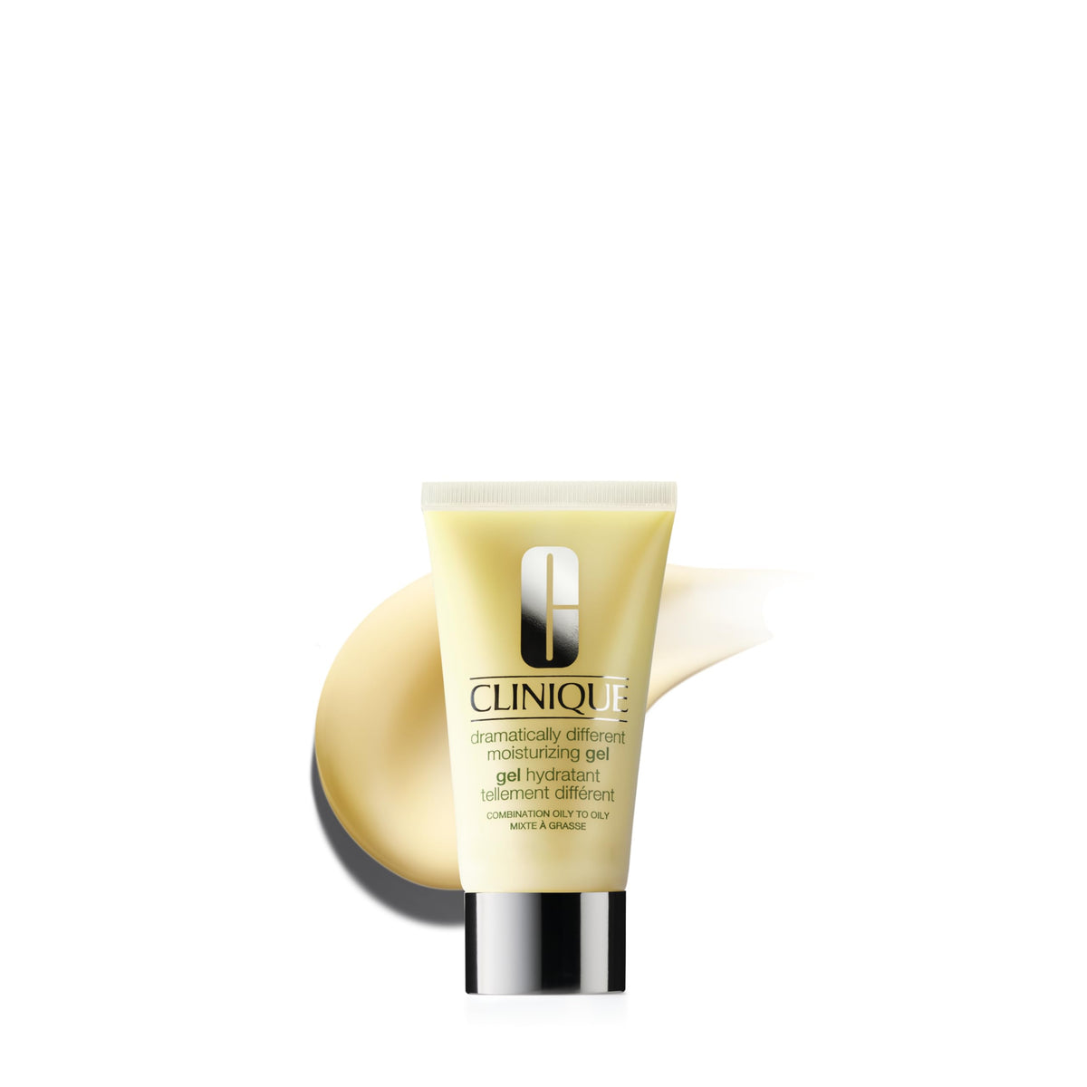 Clinique bottle front packaging showing product and brand benefits