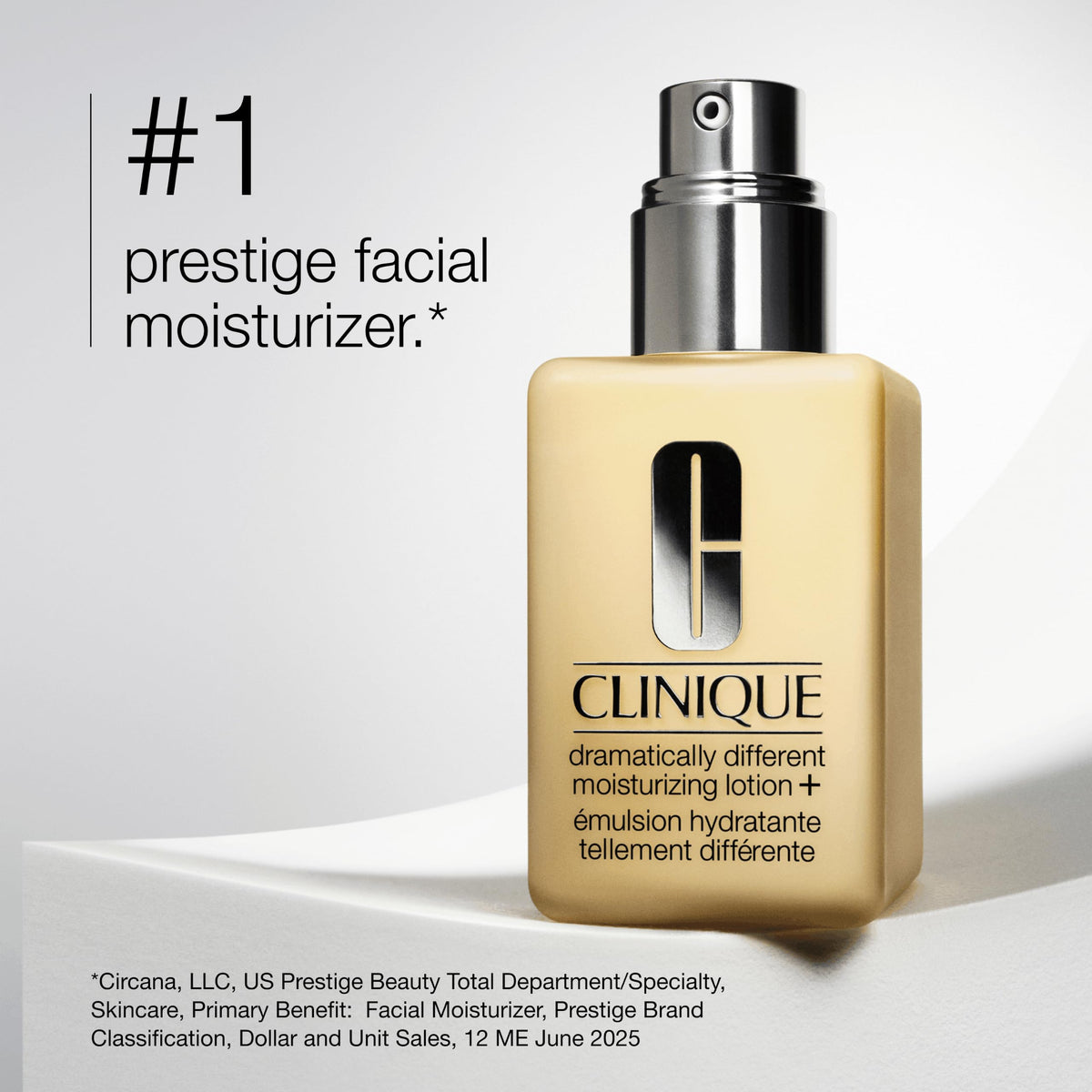Clinique lotion texture close-up highlighting smooth, fast-absorbing finish